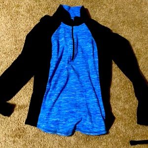 Blue fleece